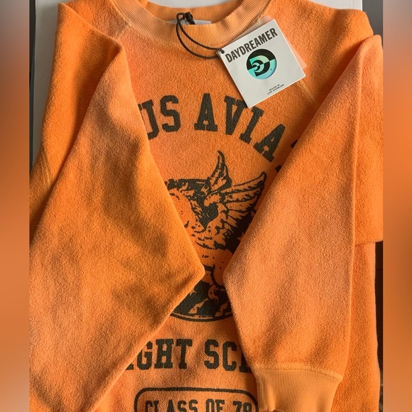 New! Daydreamer raglan reversed Pegasus Aviation sweatshirt - Picture 3 of 6